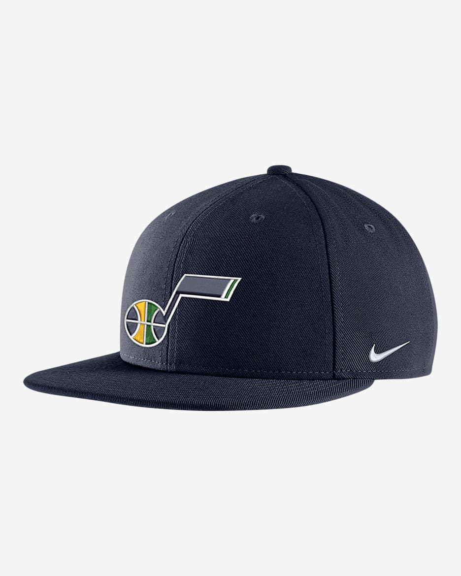 Gorra con cierre con broche a presión de la NBA Nike Utah Jazz - Azul marino