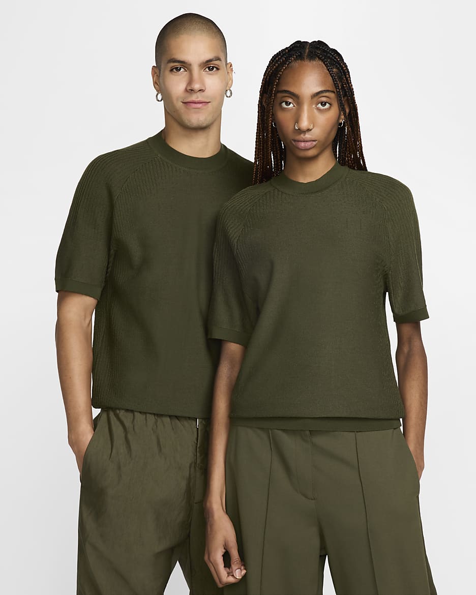 Nike Every Stitch Considered Short-Sleeve Knit Tee - Sequoia