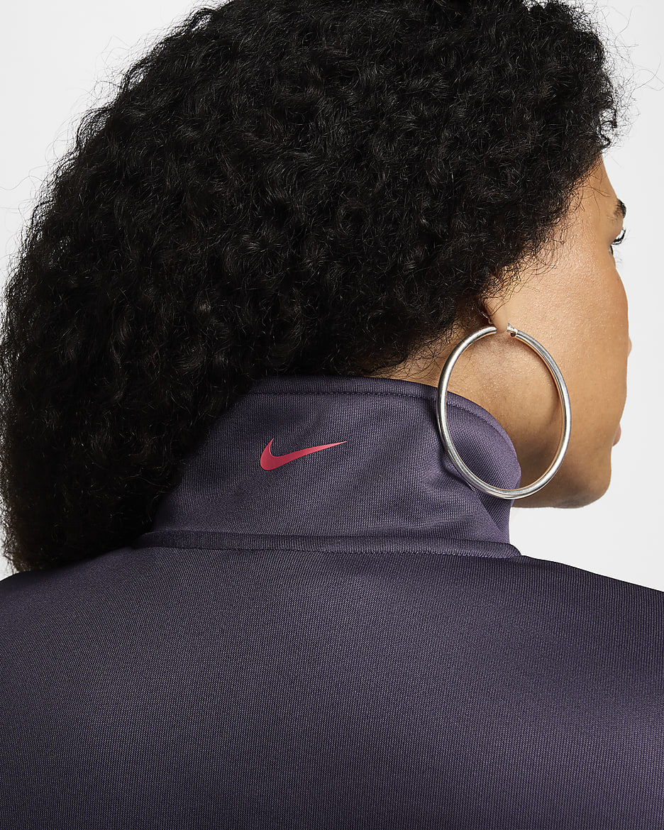 Track jacket Nike Sportswear – Donna - Dark Raisin/Pink Foam/Sail