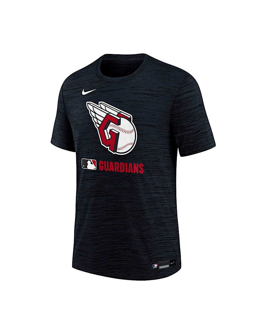 Cleveland Guardians Authentic Collection Velocity Big Kids’ Nike Dri-FIT MLB T-Shirt - Navy