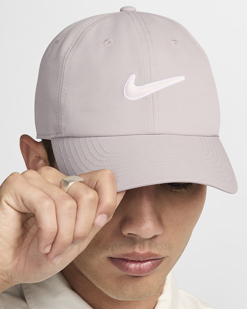 Nike Club Unstructured Swoosh Cap - Platinum Violet/Platinum Violet