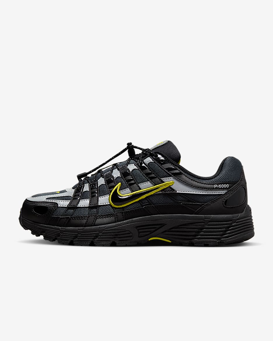 Buty damskie Nike P-6000 - Anthracite/High Voltage/Metallic Silver/Czerń