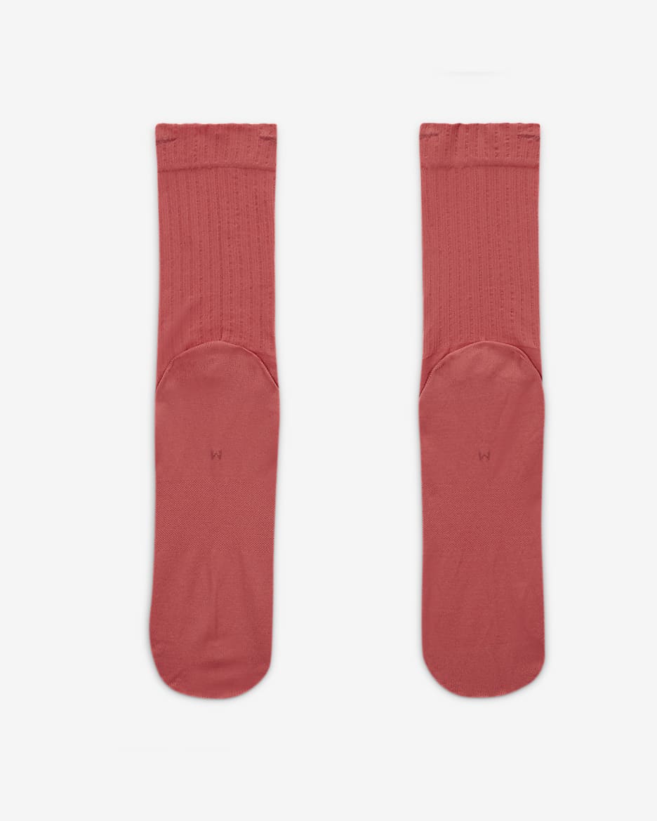 Nike Women's Sheer Crew Socks (1 Pair) - Adobe/Cedar
