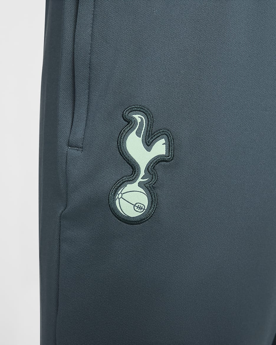 Męskie spodnie piłkarskie Nike Dri-FIT Tottenham Hotspur Strike (wersja trzecia) - Faded Spruce/Bicoastal/Enamel Green