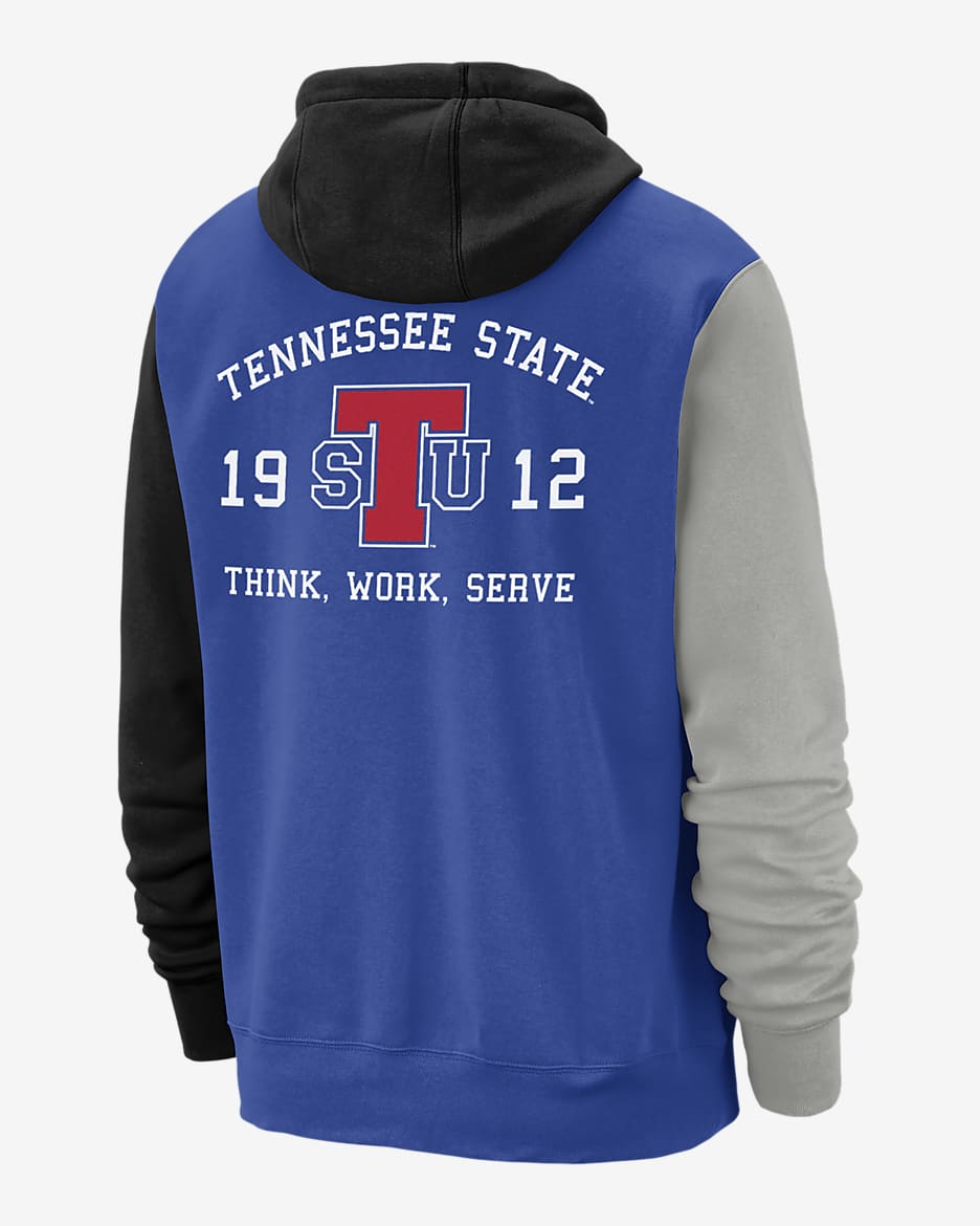 Tennessee State Club Fleece Men's Nike College Hoodie - Royal