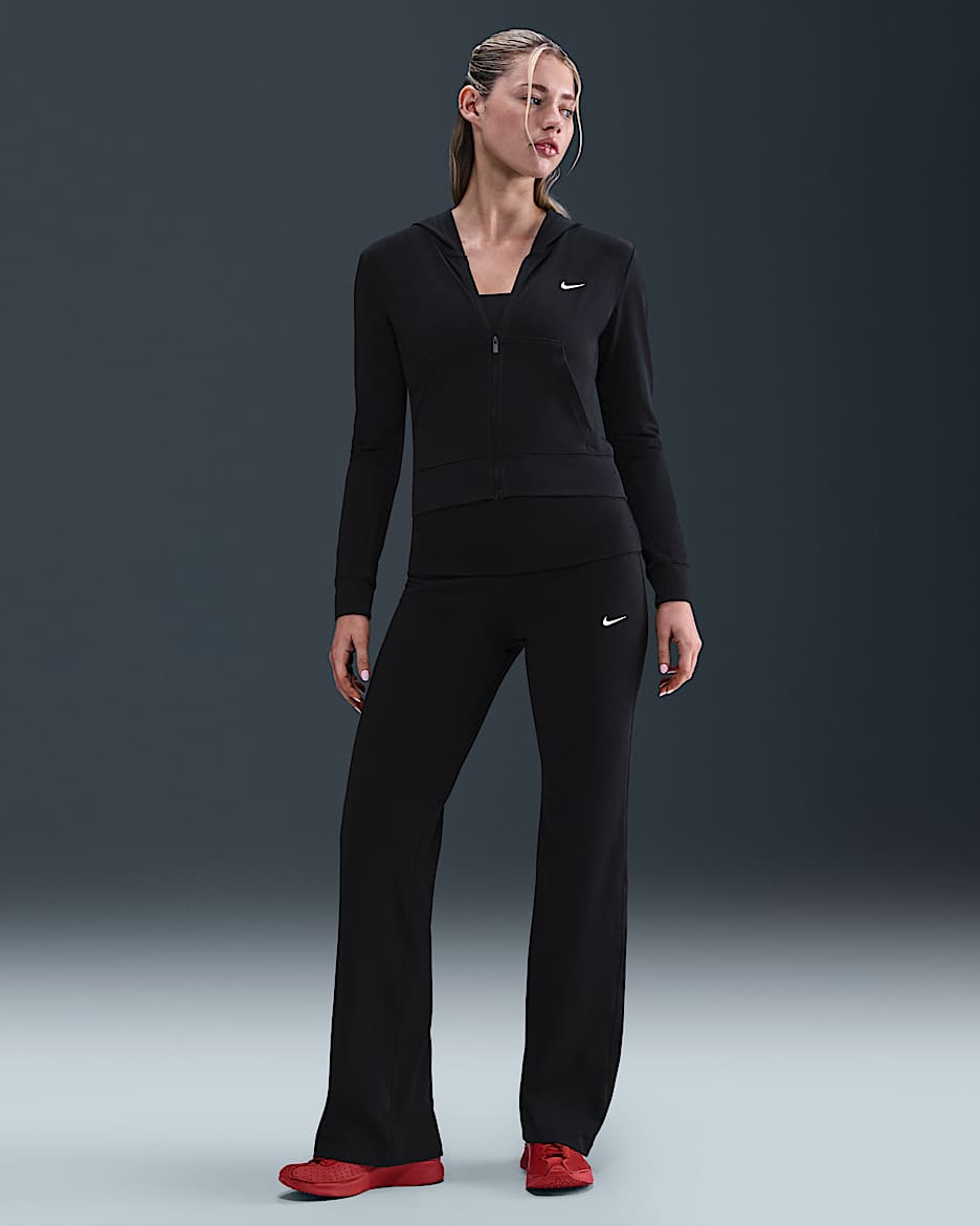 Nike Sportswear Women's High-Waisted Trousers - Black/Sail