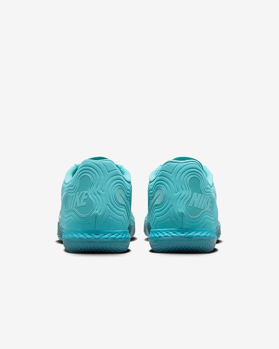 รองเท้าฟุตบอลไม่หุ้มข้อสำหรับสนามในร่ม/คอร์ท Nike React Gato - Dusty Cactus/Barely Volt