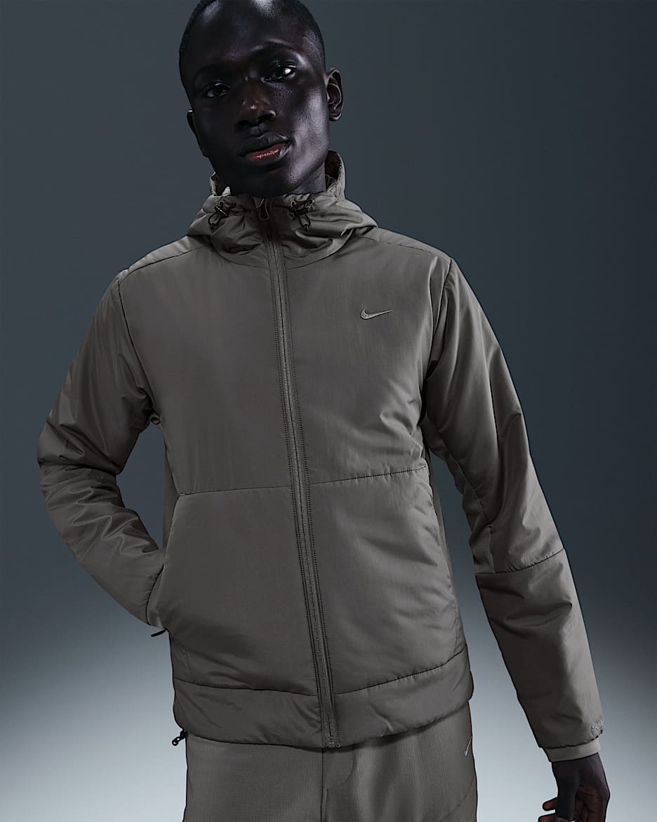 Chamarra versátil Therma-FIT para hombre Nike Unlimited - Cueva/Cueva