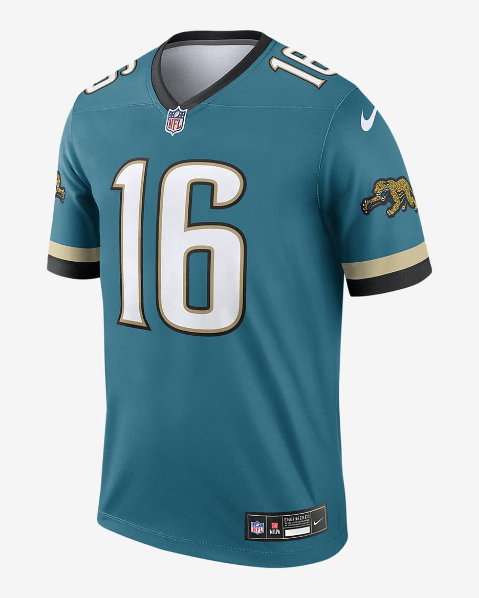 Trevor Lawrence Jacksonville Jaguars Men's Nike Dri-FIT NFL Legend Jersey - Teal