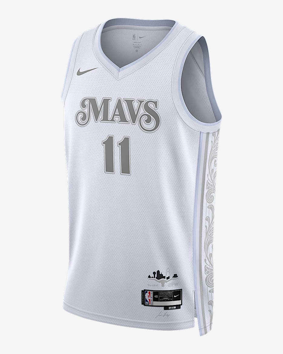 Jersey Nike Dri-FIT de la NBA Swingman para hombre Kyrie Irving Dallas Mavericks 2024/25 City Edition - Blanco