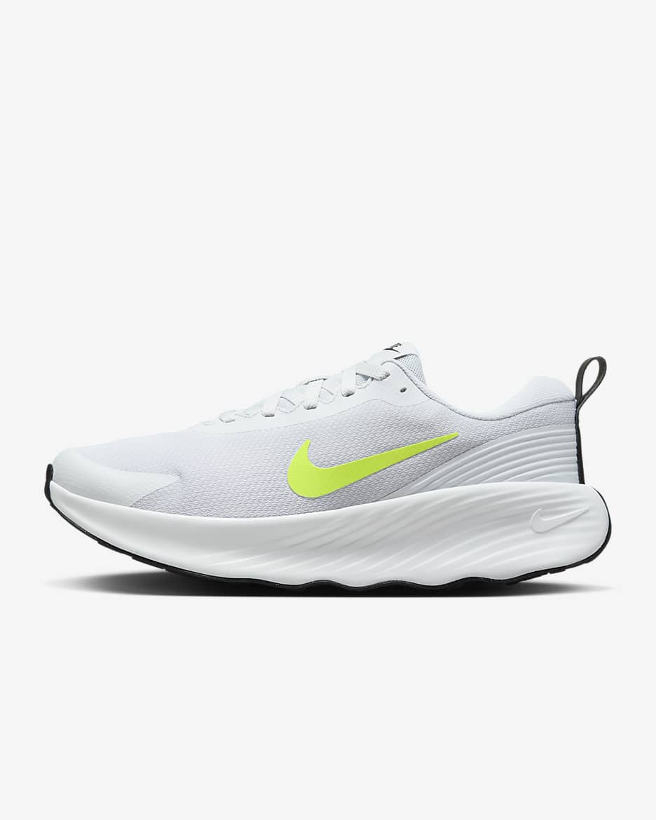 Tenis de caminata para hombre Nike Promina - Platino puro/Negro/Volt