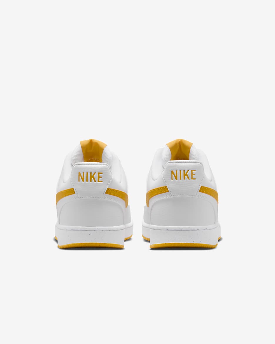 Nike Court Vision 低筒 Next Nature 男鞋 - 白色/University Gold