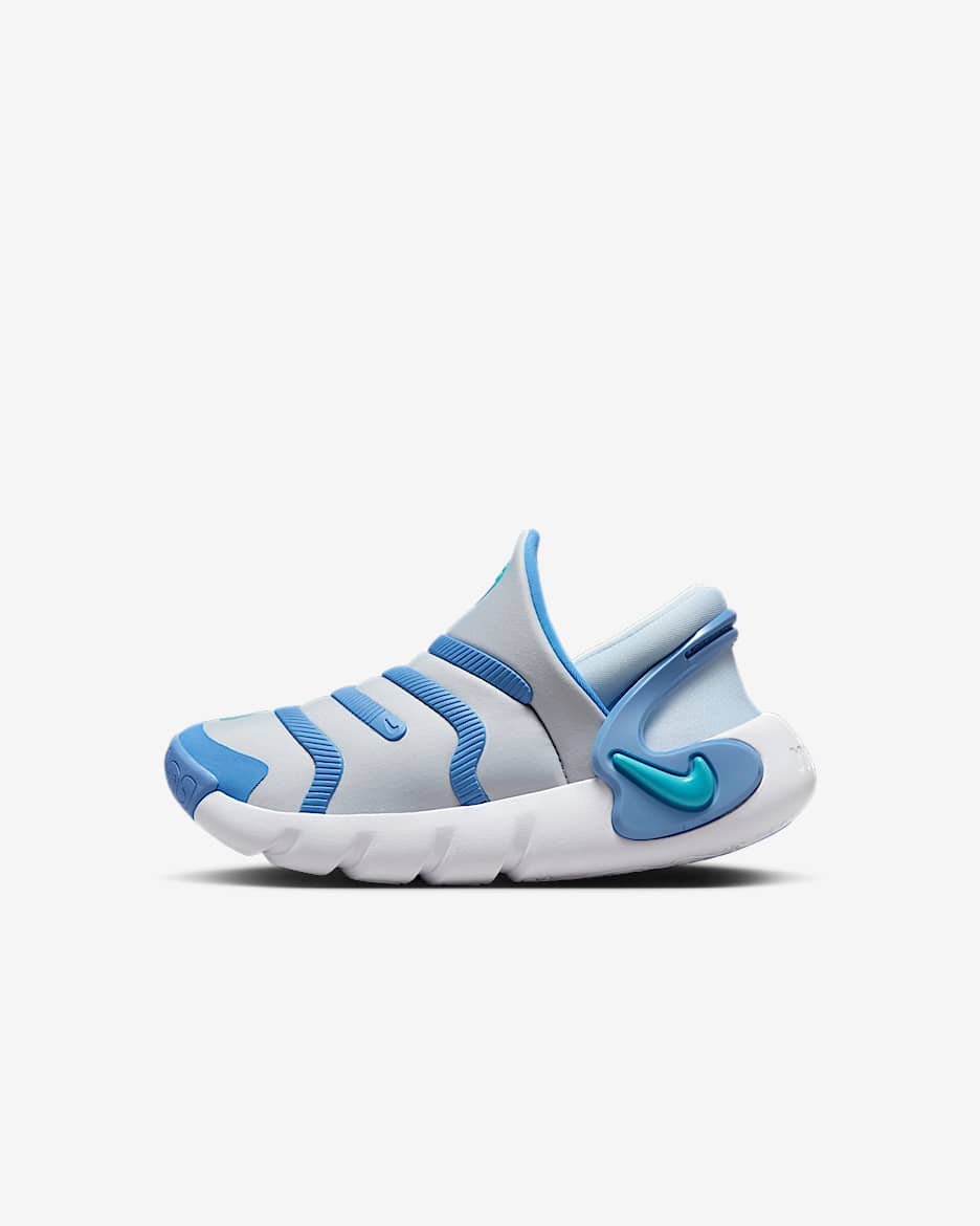 Nike Dynamo 2 EasyOn Younger Kids' Shoes - Pure Platinum/Blue Beyond/Blue Tint/Dusty Cactus