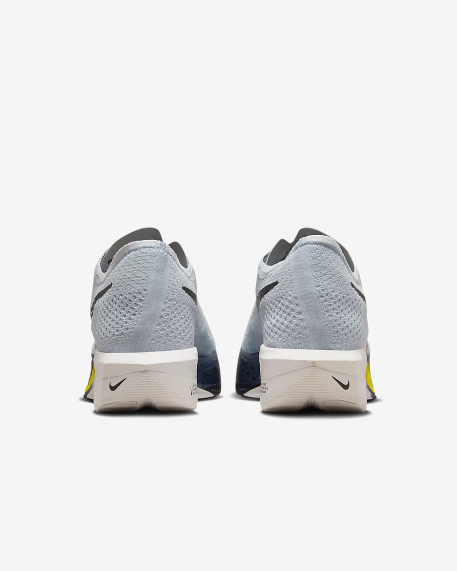 Nike Vaporfly 3 Herren-Straßenlaufschuh für Wettkämpfe - Weiß/Pure Platinum/Speed Yellow/Speed Red