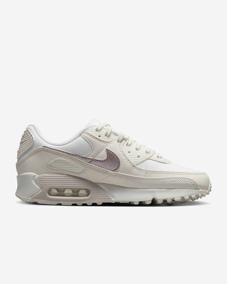 Nike Air Max 90 Women's Shoes - Sail/Phantom/Pink Oxford