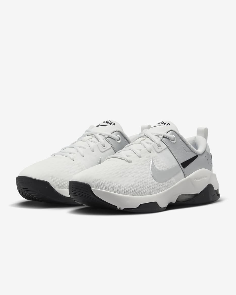 Nike Bella 6 Premium Women's Workout Shoes - Summit White/Black/Sail/Metallic Silver