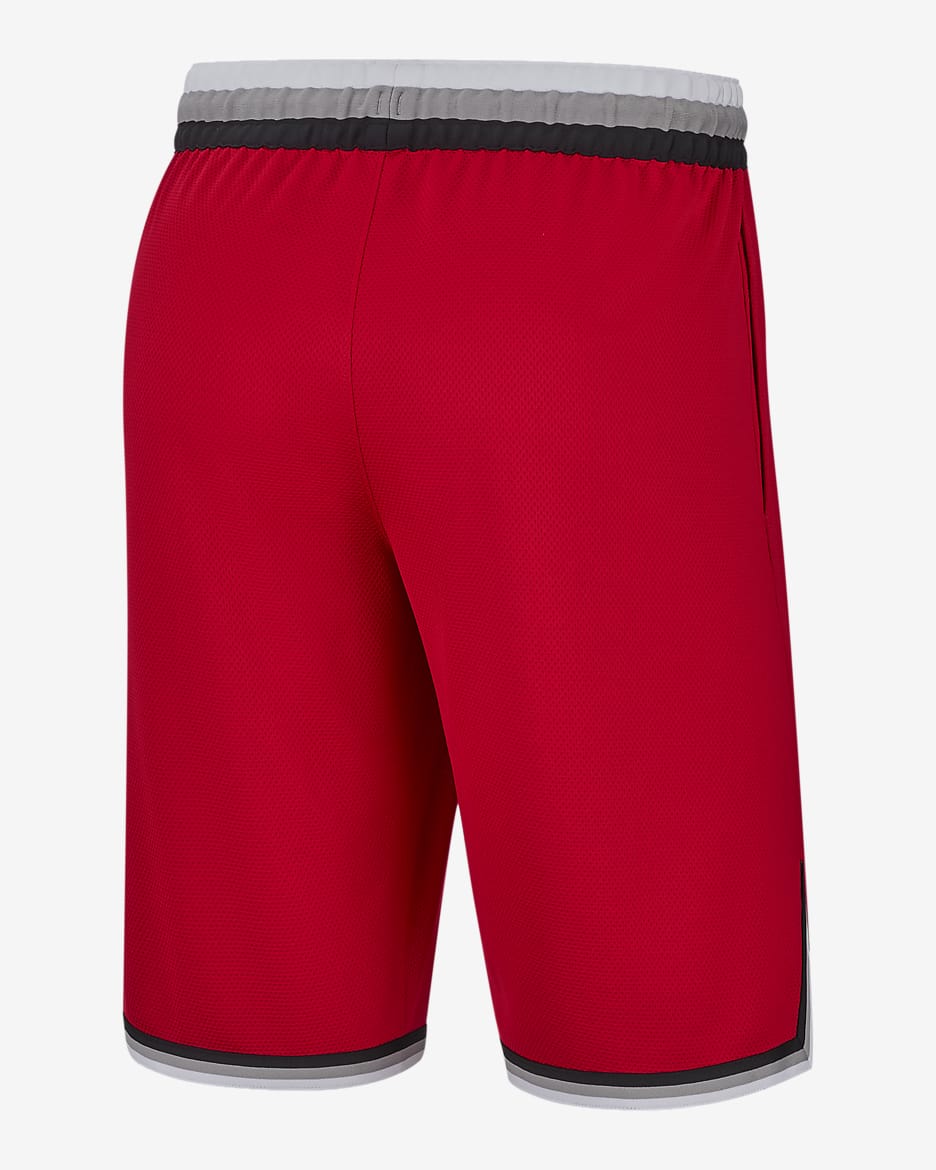 Nike College (Ohio State) Men's Replica Basketball Shorts - University Red/White