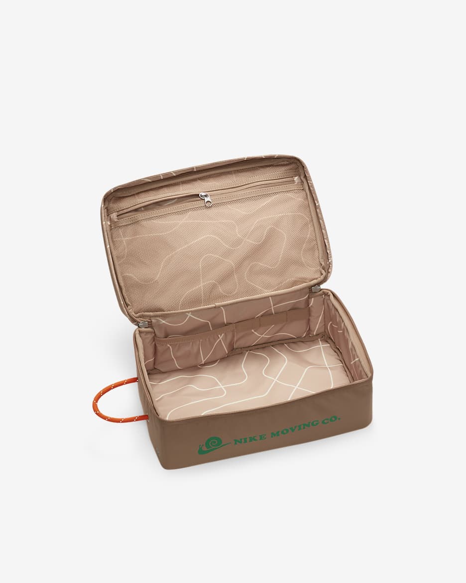 Nike Shoe Box Bag (12L) - Hemp/Safety Orange/Stadium Green