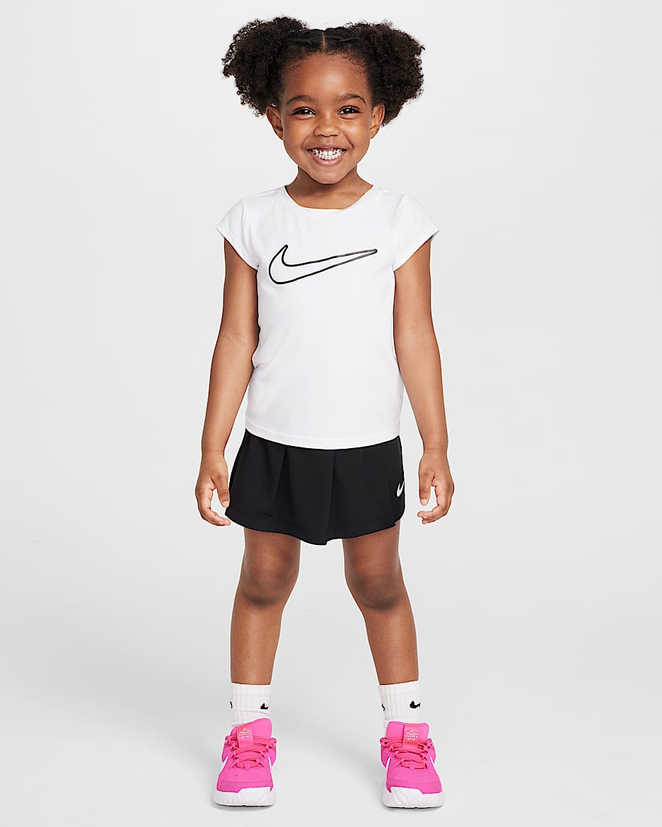 Nike Dri-FIT All Day Play Toddler 2-Piece Skort Set - Black