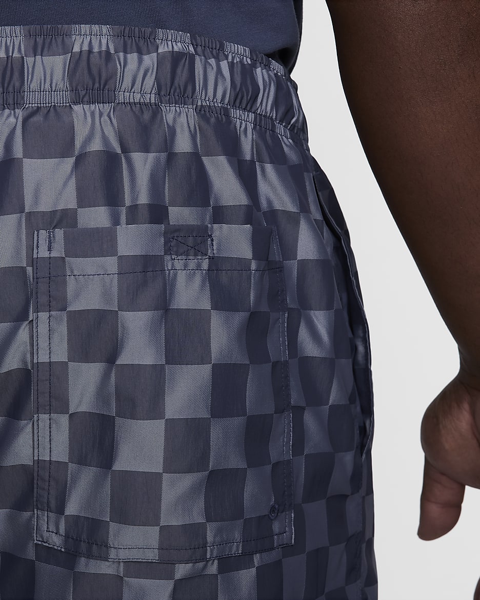 Nike Club Men's Flow Shorts - Midnight Navy/White