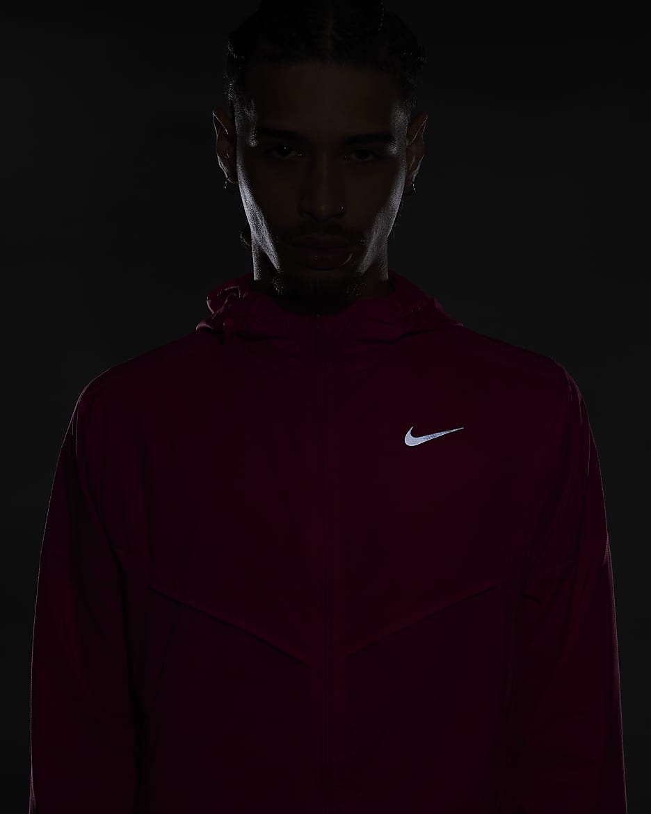 Chamarra de correr Repel para hombre Nike Windrunner - Rosa margarita/Rosa margarita