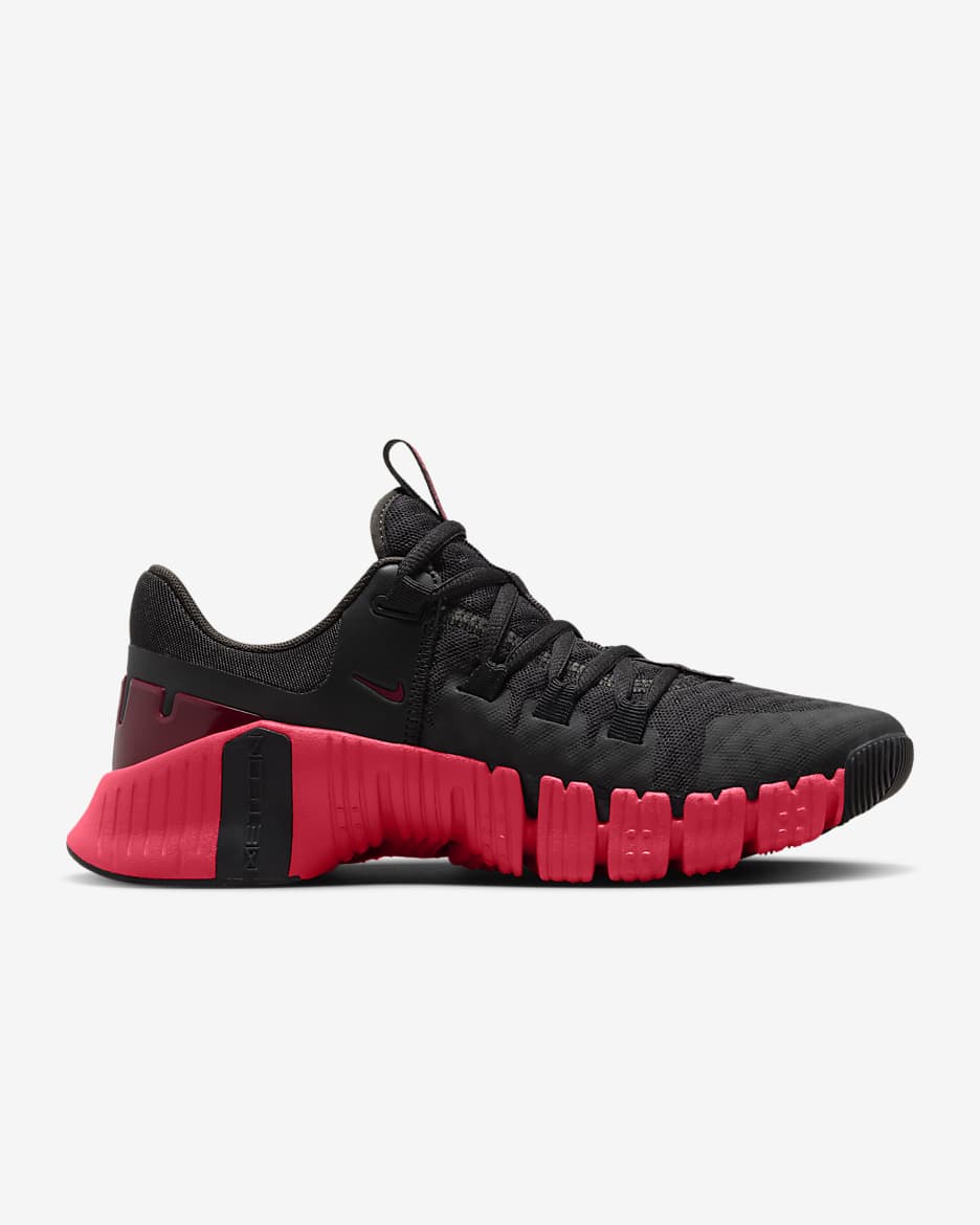 Nike Free Metcon 5 Women's Workout Shoes - Black/Challenge Red/Team Crimson/Siren Red