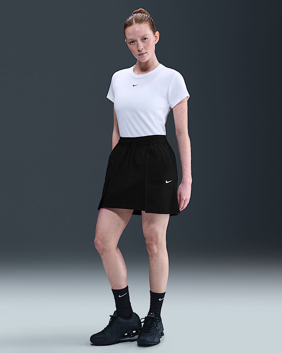 Minifalda tipo cargo para mujer Nike Sportswear - Negro/Vela
