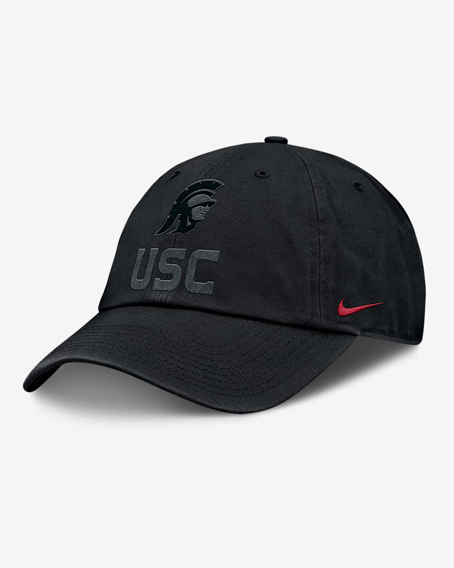 USC Sideline Club Gameday Men's Nike College Adjustable Hat - Black