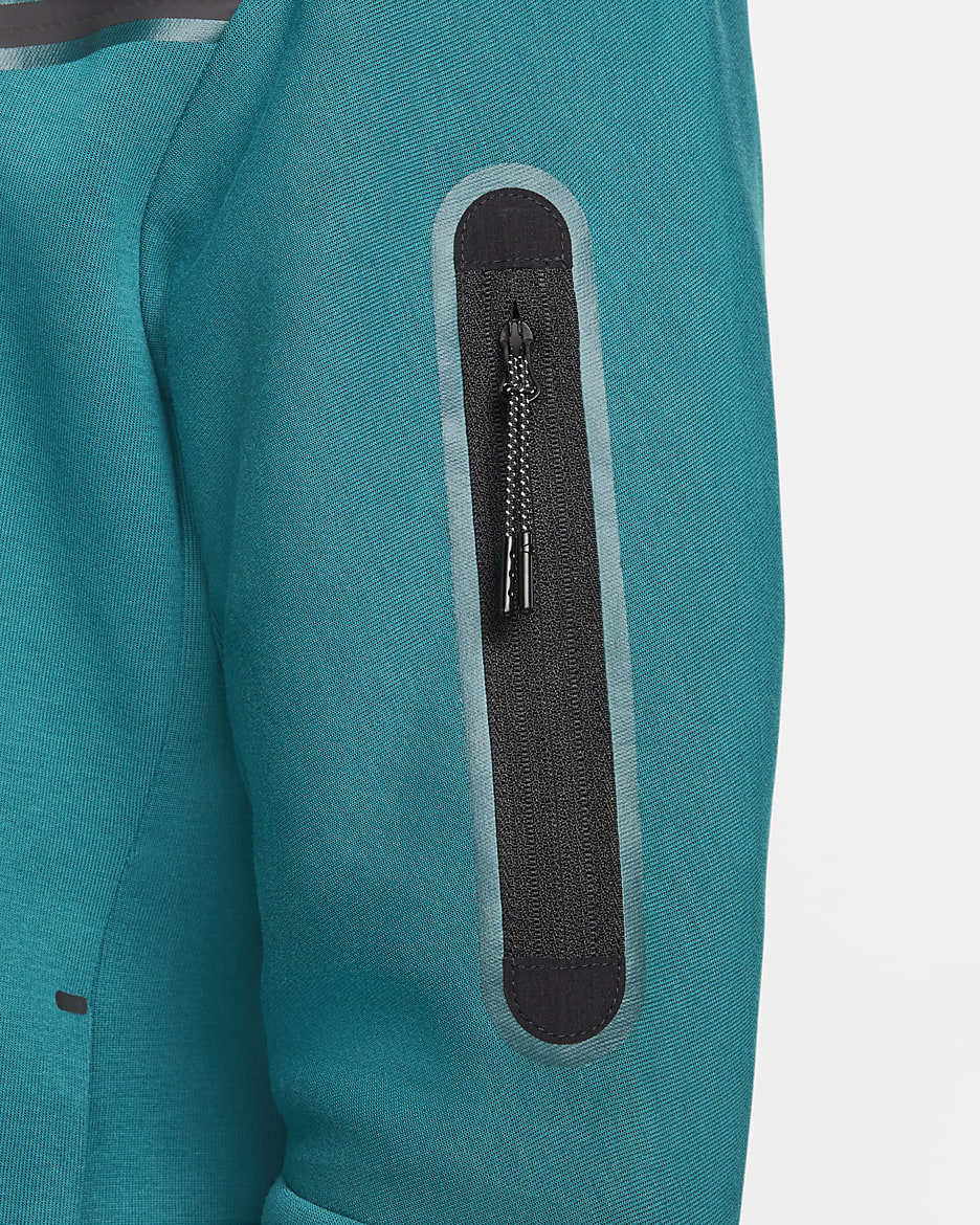 Portugal Tech Fleece Windrunner Nike Fußball-Kapuzenjacke für Herren - Geode Teal/Sail