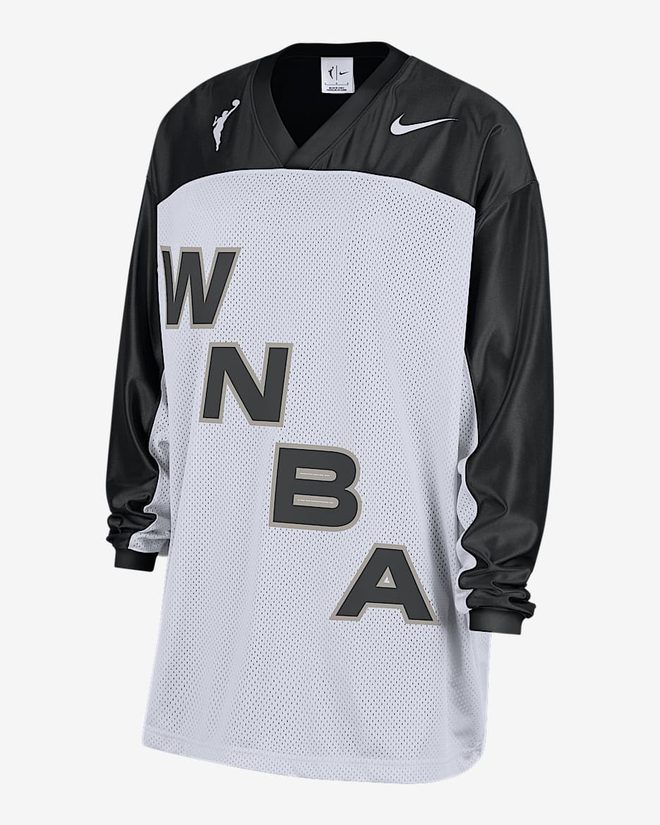 Team 13 Women's Nike WNBA Long-Sleeve Top - Black/White/White