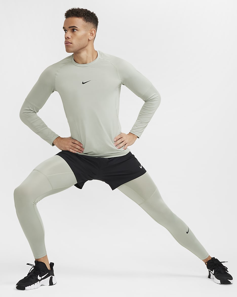 Nike Pro Men's Dri-FIT Fitness Tights - Jade Horizon/Black