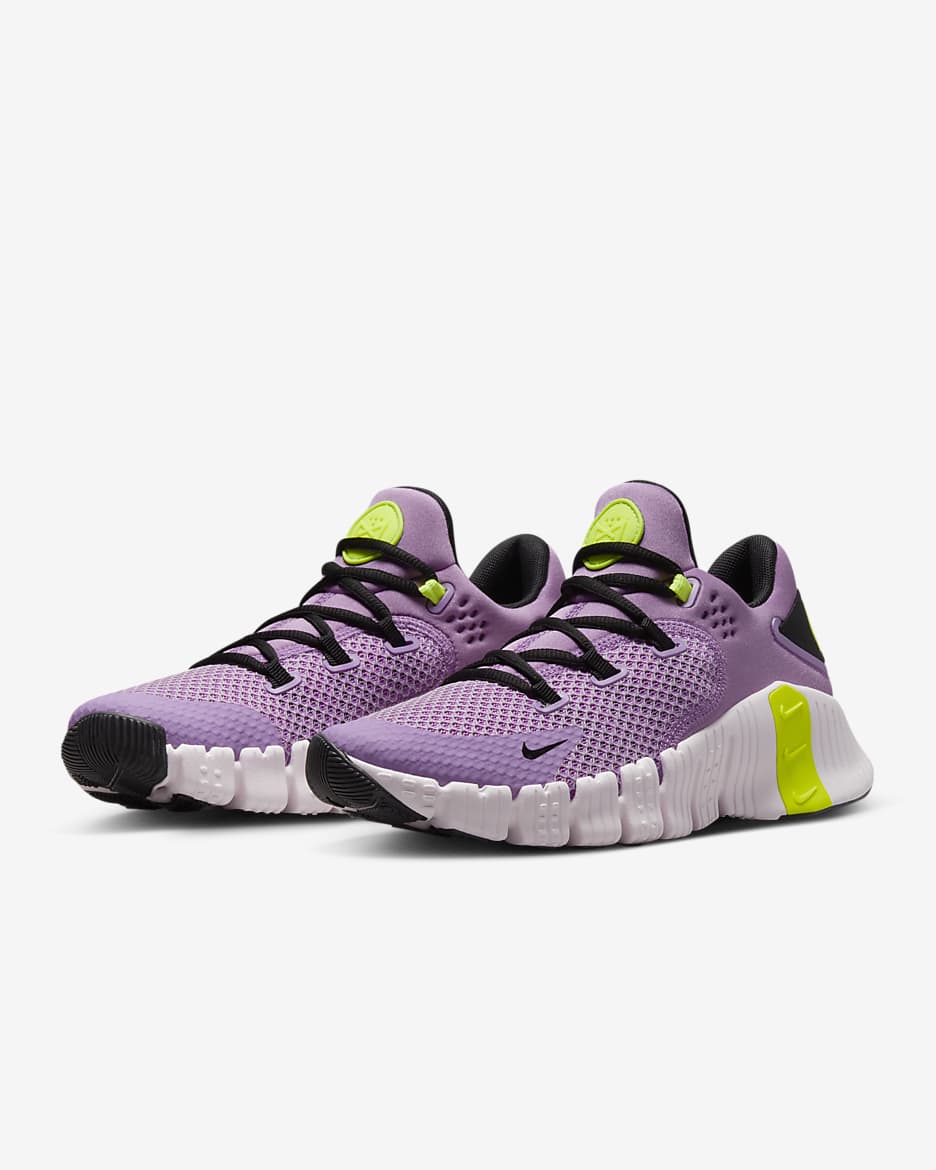 Nike Free Metcon 4 Women's Workout Shoes - Rush Fuchsia/Pearl Pink/Volt/Black