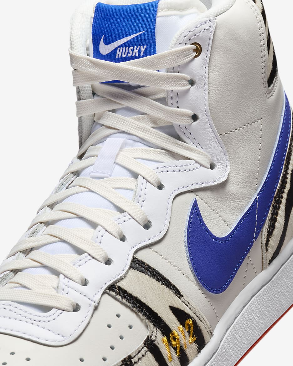 Calzado de básquetbol para hombre Nike Terminator High (Tennessee State) - Fantasma/Blanco/Rojo universitario/Azul carrera