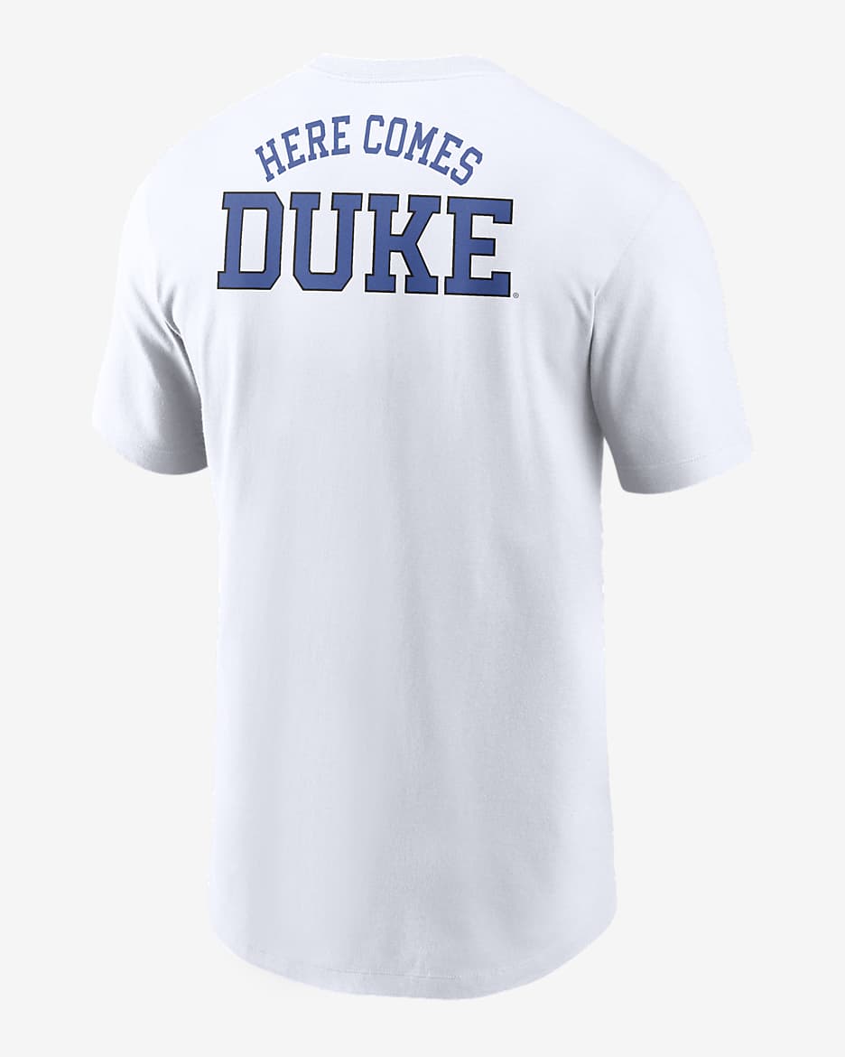 Duke Blue Devils Blitz Men's Nike College T-Shirt - White