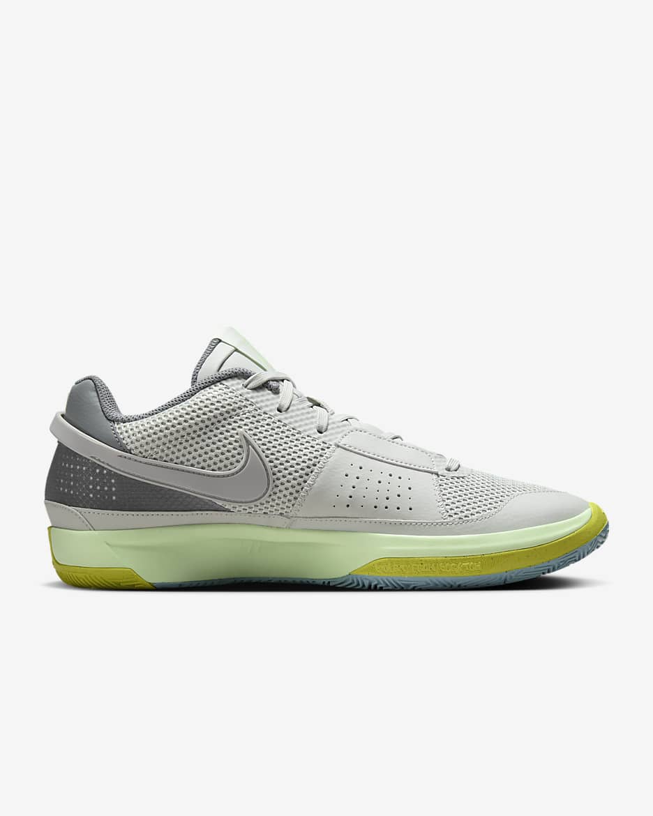 Ja 1 Basketball Shoes - Light Silver/Cyber/Cool Grey/Granite