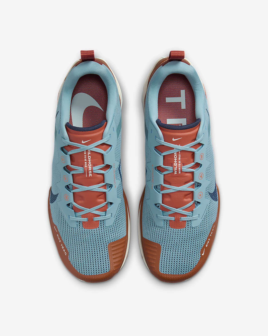 Nike Wildhorse 8-trailløbesko til mænd - Denim Turquoise/Dark Russet/Vintage Coral/Midnight Navy