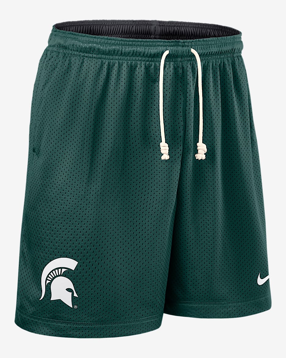 Michigan State Sideline Reversible Men’s Nike Dri-FIT College Shorts - Green