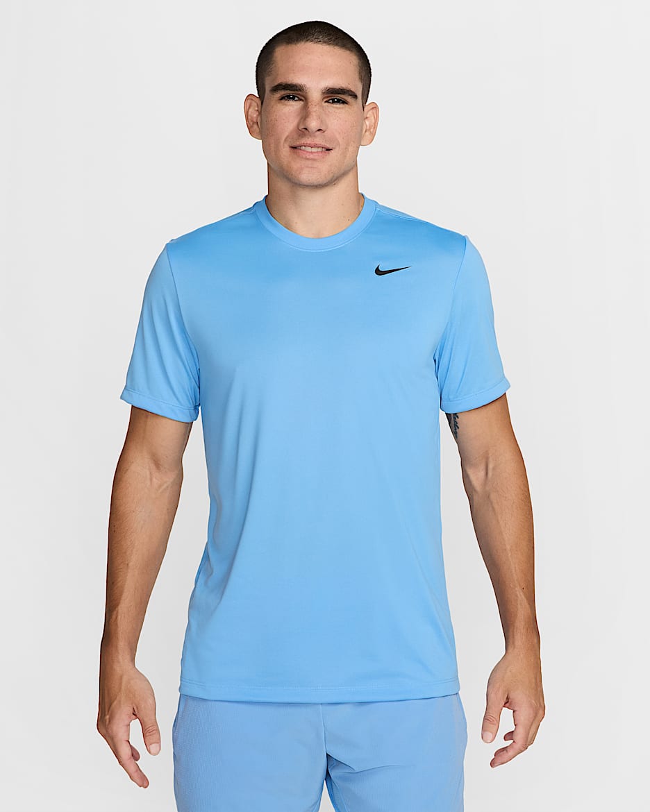 Nike Dri-FIT Legend Men's Fitness T-Shirt - University Blue/Black