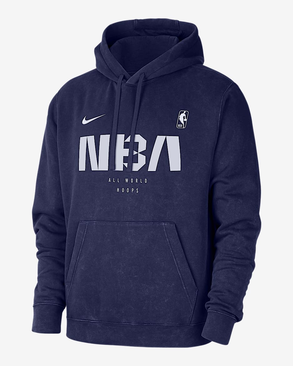 Sudadera con gorro sin cierre Nike NBA para hombre Team 31 Club - Azul vacío/Blanco