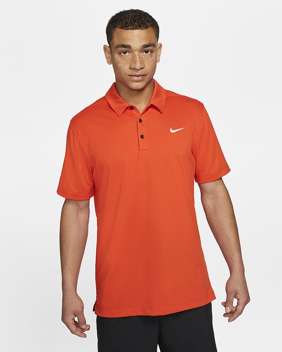 Nike Men's Football Polo - Team Orange/Black/White