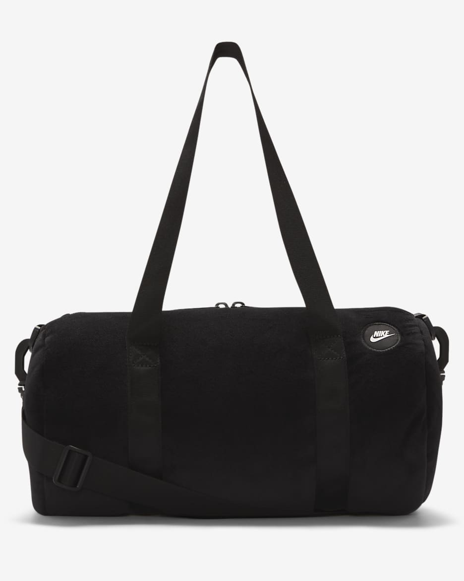 Nike Heritage Duffel Bag (Small, 12L) - Black/Black/Black