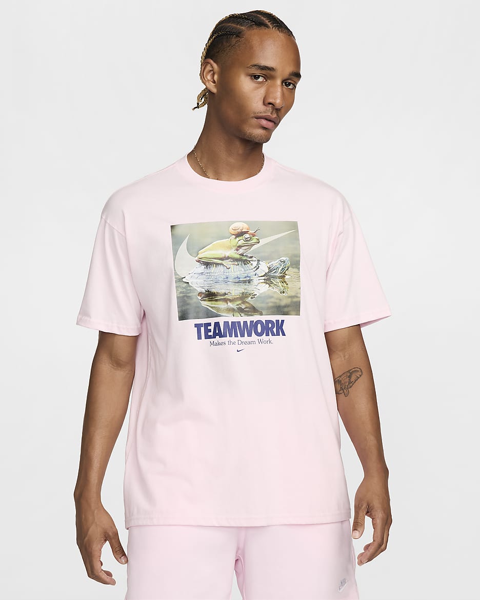 Nike Sportswear Men's Max90 T-Shirt - Pink Foam