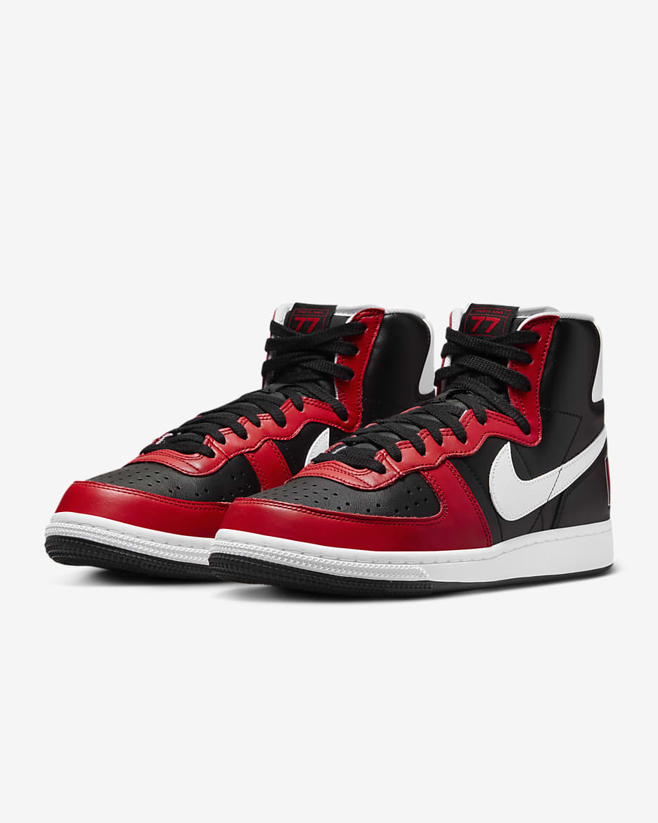 Nike Terminator High Men's Shoes - Black/University Red/White