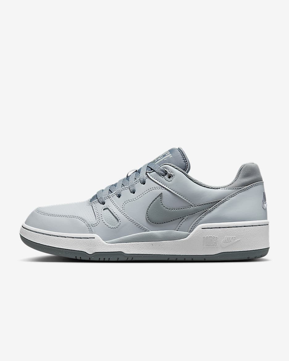 รองเท้าผู้ชาย Nike Full Force Low - Wolf Grey/ขาว/Cool Grey