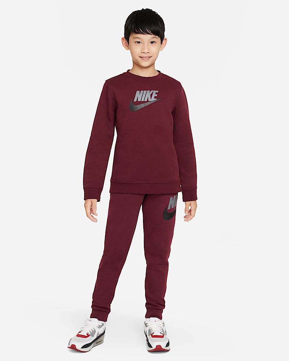 Pantalones para niño talla grande Nike Sportswear Club Fleece - Remolacha oscuro/Remolacha oscuro/Gris humo/Negro