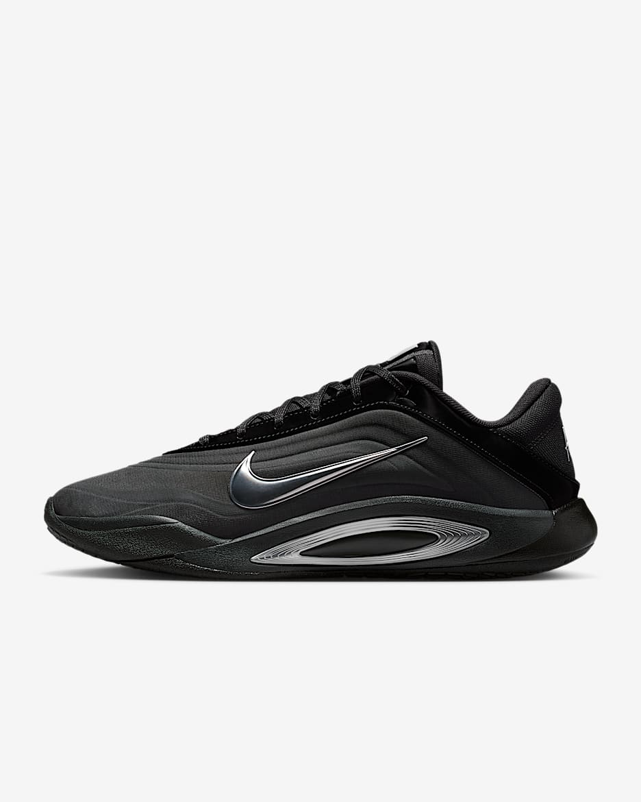 A'One "MVPs" EP A'ja Wilson Basketball Shoes - Black/Dark Smoke Grey/Dark Grey/Metallic Silver
