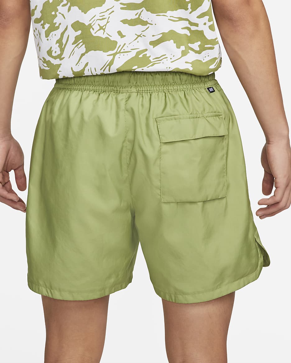 Nike Sportswear Sport Essentials Men's Woven Lined Flow Shorts - Alligator/White