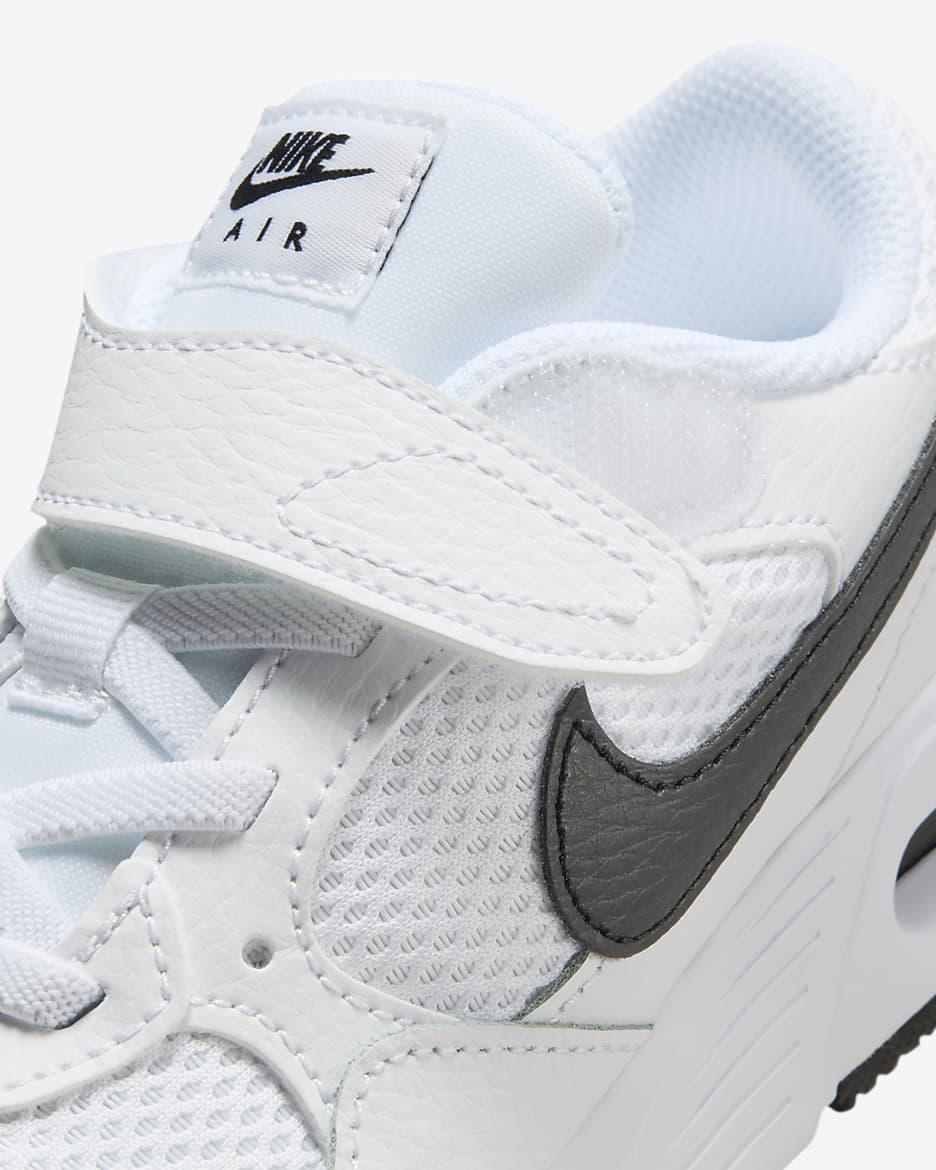 Nike Air Max SC Younger Kids' Shoes - White/White/Black