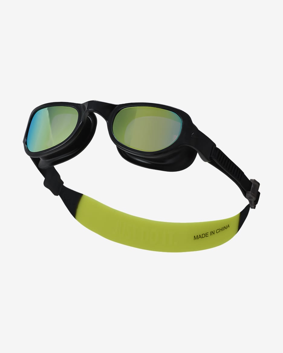 Nike Swim Universal Fit Mirrored Goggle - Volt