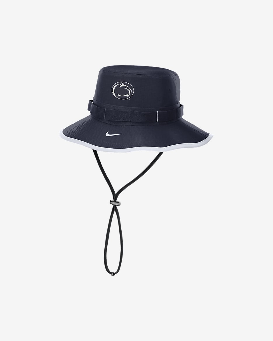 Penn State Nittany Lions On-Field Apex Boonie Men's Nike Dri-FIT College Bucket Hat - College Navy